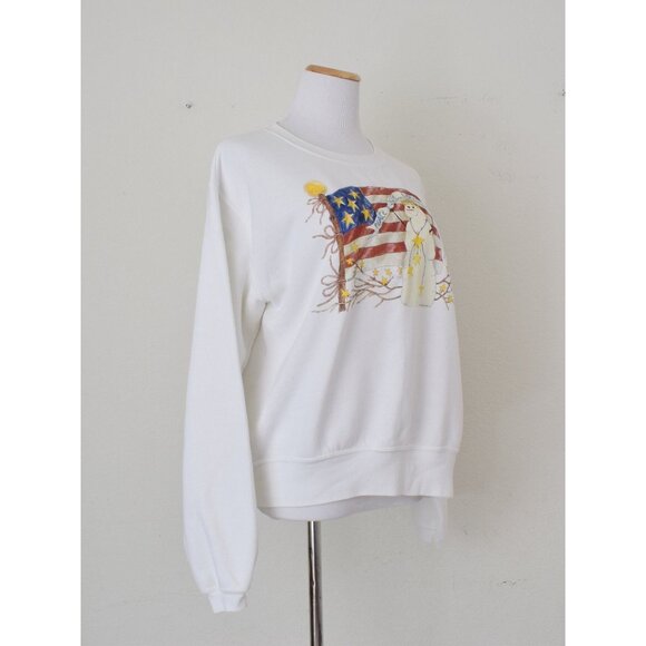 Vintage 90s Cotton/Poly Christmas Ugly Sweater by GITANO size XL (16-18) - Picture 5 of 10